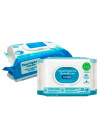 Tradineur - Papel Higiénico Húmedo - Incluye 100 Unidades - Material Natural biodegradable - Hidratante - Aloe vera y Camomila.