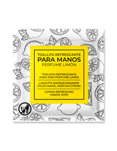 Tradineur - Toallitas con perfume de limón - Refresca la piel con rapidez y eficacia - Incluye 12 Toallas.