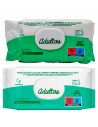Tradineur - Toallitas para limpieza corporal adulta - Sin ingredientes de origen animal - Incluye 60 Toallas - 30 x 20 cm.