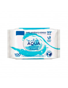 Tradineur - Toallitas higiénicas para bebes - Hidratantes - aptas para pieles con tendencia atópica - Incluye 100 Toallas.