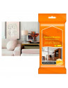 Tradineur - Toallitas especiales limpia muebles - Envase con tapa para su fácil utilización - Incluye 30 Toallas.