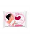 Tradineur - Toallitas desmaquillantes - Extracto de Aceite de Almendra y Aloe Vera - 100% biodegradable - Incluye 15 Toallas.