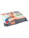 Tradineur - Toallitas desmaquillantes - Tejido Exfoliante - Todo en 1, rostro, ojos y labios - Incluye 20 Toallas.