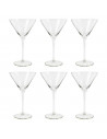 Tradineur - Set de 6 copas de cristal para cócteles, modelo Degustation, bebidas, champán, aptas para lavavajillas, fiestas, cel