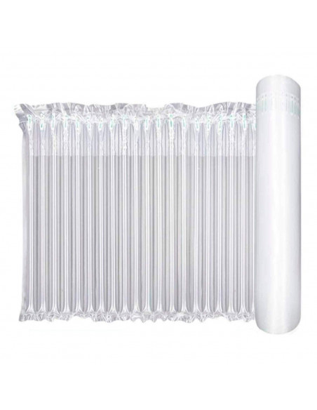 Tradineur - Pack de 6 rollos de embalaje de plástico inflable, columna de aire, protector, envoltorio para transporte, paqueterí Tradineur - Pack de 6 rollos de embalaje de plástico inflable, columna de aire, protector, envoltorio para transporte, paqueterí