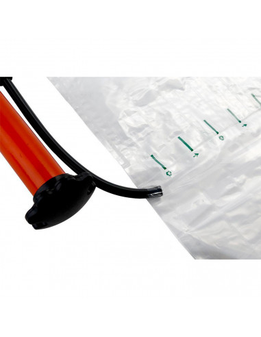Tradineur - Pack de 6 rollos de embalaje inflable de plástico, columna de aire, protector, envoltorio para transporte, paqueterí