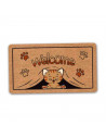 Tradineur - Felpudo Welcome Gato - Fabricado en Polipropileno - Ideal para dar la bienvenida a tus amigos en tu hogar - Antidesl