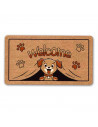 Tradineur - Felpudo Welcome Perro - Fabricado en Polipropileno - Ideal para dar la bienvenida a tus amigos en tu hogar - Antides