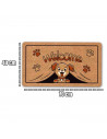 Tradineur - Felpudo Welcome Perro - Fabricado en Polipropileno - Ideal para dar la bienvenida a tus amigos en tu hogar - Antides
