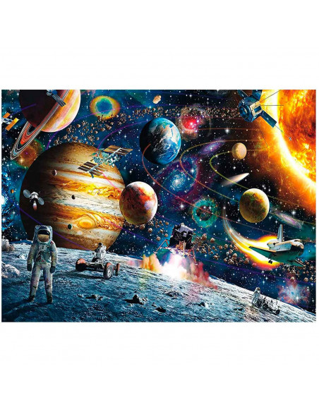 Tradineur - Puzzle/Rompecabezas de 1000 piezas - Diseño de Espacio Exterior - Fabricación en cartón - Tamaño: 50 x 75 cm