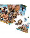 Tradineur - Puzzle/Rompecabezas de 1000 piezas - Diseño de Animales - Fabricación en cartón - Tamaño: 50 x 75 cm