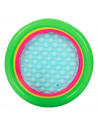 Tradineur - Piscina hinchable infantil, 3 aros, vinilo resistente, válvula de seguridad, 3 cámaras de aire. Multicolor. 70 x 24
