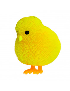 Tradineur - Pollito antiestrés  - Poliuretano blando - Bola calmante para aliviar el estrés, regalo original - Ø 8,5 cm - Color