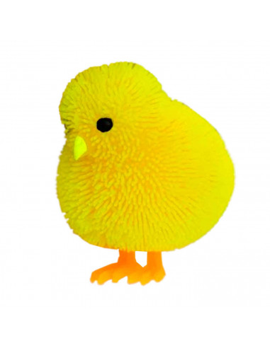 Tradineur - Pollito antiestrés  - Poliuretano blando - Bola calmante para aliviar el estrés, regalo original - Ø 8,5 cm - Color