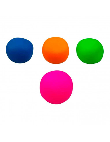 Tradineur - Pelota blanda antiestrés - Poliuretano blando - Bola calmante para aliviar el estrés, regalo original - Ø 7 cm - Col