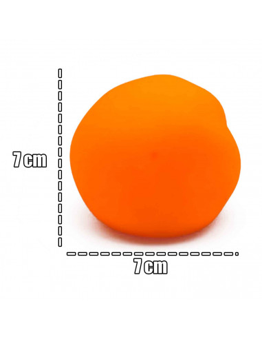 Tradineur - Pelota blanda antiestrés - Poliuretano blando - Bola calmante para aliviar el estrés, regalo original - Ø 7 cm - Col