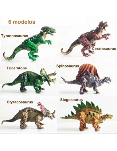 Tradineur - Huevo de dinosaurio - Fabricado en PVC no toxico - Ideal para que los niños coleccionen - Color Surtido