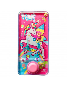 Tradineur - Juego infantil de agua de Unicornio - Fabricado en PVC no toxico - Juegos de Agua de Anillas para niñas.