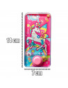 Tradineur - Juego infantil de agua de Unicornio - Fabricado en PVC no toxico - Juegos de Agua de Anillas para niñas.