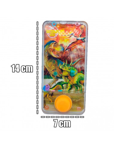 Tradineur - Juego infantil de agua de Dinosaurio- Fabricado en PVC no toxico - Juegos de Agua de Anillas para niñas.
