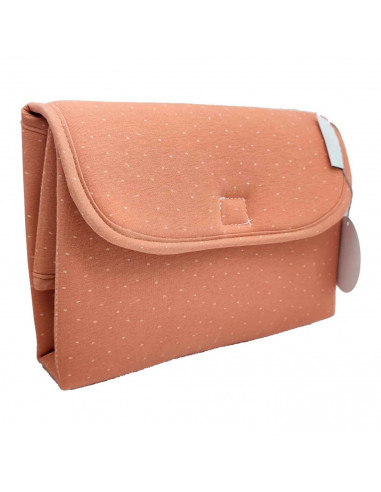 Tradineur - Cambiador de viaje - Estampado Explorer- Garantiza el confort del bebé y un cambio rápido - 52 x 32 cm