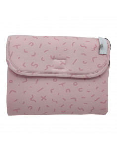 Tradineur - Cambiador de viaje - Estampado Llama - Garantiza el confort del bebé y un cambio rápido - 52 x 32 cm