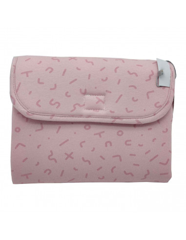 Tradineur - Cambiador de viaje - Estampado Llama - Garantiza el confort del bebé y un cambio rápido - 52 x 32 cm