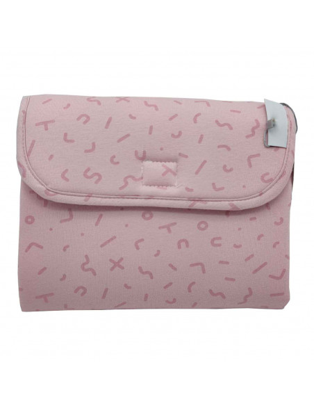 Tradineur - Cambiador de viaje - Estampado Llama - Garantiza el confort del bebé y un cambio rápido - 52 x 32 cm