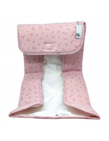 Tradineur - Cambiador de viaje - Estampado Llama - Garantiza el confort del bebé y un cambio rápido - 52 x 32 cm