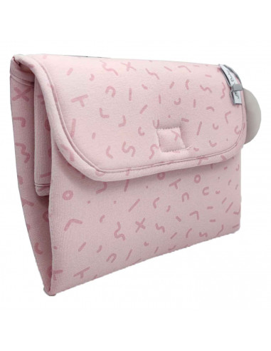Tradineur - Cambiador de viaje - Estampado Llama - Garantiza el confort del bebé y un cambio rápido - 52 x 32 cm