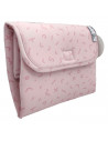 Tradineur - Cambiador de viaje - Estampado Llama - Garantiza el confort del bebé y un cambio rápido - 52 x 32 cm