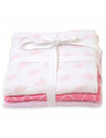 Tradineur - Pack de Muselinas para bebé - Muselinas para Bebés Recién Nacidos - 100% Algodón - Diseñado para niña - 80 x 70 cm