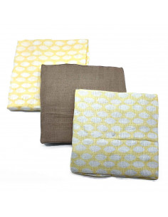 Tradineur - Pack de Muselinas para bebé - Muselinas para Bebés Recién Nacidos - 100% Algodón - Unisex - 80 x 70 cm