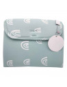 Tradineur - Cambiador de viaje - Estampado Happy - Garantiza el confort del bebé y un cambio rápido - 52 x 32 cm