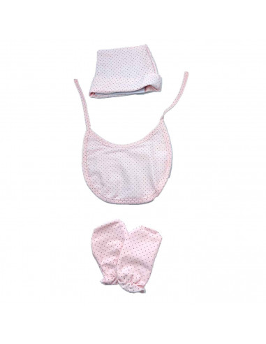 Tradineur - Conjunto de 5 piezas para bebé - Ideal para recién nacidos - Fabricado en algodón - Garantiza el confort del bebé -