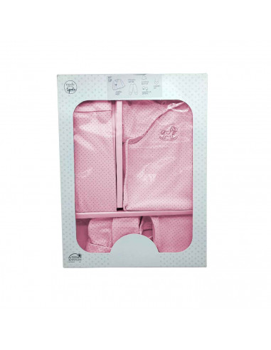 Tradineur - Conjunto de 5 piezas para bebé - Garantiza el confort del bebé - Ideal para recién nacidos - Fabricado en algodón -
