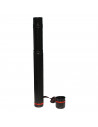 Tradineur - Tubo portaplanos de plástico, Ø 10,5 cm, extensible de 64 a 105 cm con correa de transporte, almacenamiento planos,