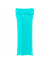 Tradineur - Colchoneta hinchable para adultos, tumbona inflable, flotador con reposacabezas, natación, playa y piscina, verano,