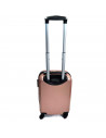 Tradineur - Maleta de viaje rígida 4 ruedas de abs, trolley, dura y ligera, cerradura de combinación numérica, estudiantes - Oro