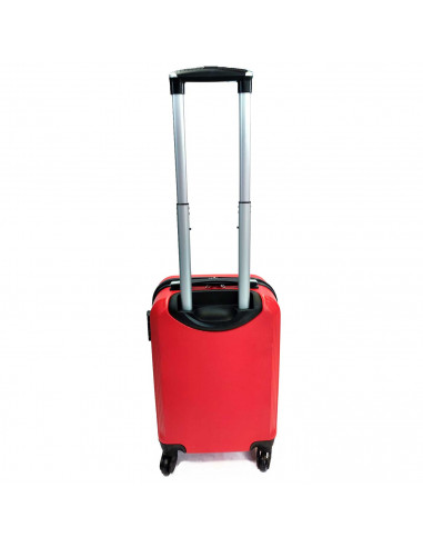 Tradineur - Maleta de viaje rígida 4 ruedas de abs, trolley, dura y ligera, cerradura de combinación numérica, estudiantes - Col