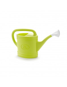 Tradineur - Regadera de plástico 2 litros, 40 x 10,5 x 27,5 cm, recipiente para regar las plantas, cultivos, jardinería, color a
