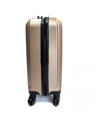 Tradineur - Maleta de viaje rígida 4 ruedas de abs, trolley, dura y ligera, cerradura de combinación numérica, estudiantes - Col