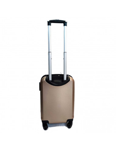 Tradineur - Maleta de viaje rígida 4 ruedas de abs, trolley, dura y ligera, cerradura de combinación numérica, estudiantes - Col