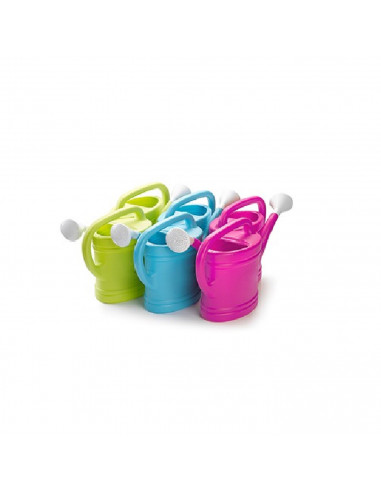 Tradineur - Regadera de plástico 2 litros, 40 x 10,5 x 27,5 cm, recipiente para regar las plantas, cultivos, jardinería, color a