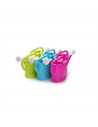 Tradineur - Regadera de plástico 2 litros, 40 x 10,5 x 27,5 cm, recipiente para regar las plantas, cultivos, jardinería, color a