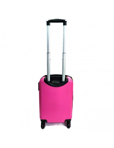 Tradineur - Maleta de viaje rígida 4 ruedas de abs, trolley, dura y ligera, cerradura de combinación numérica, estudiantes - Col