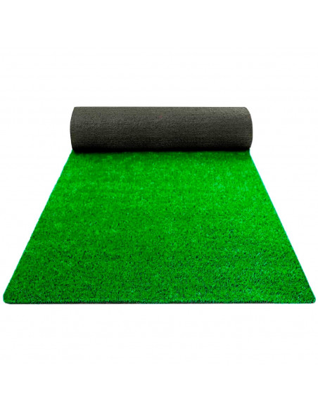 Tradineur - Césped sintético para moquetar - Fabricado en polietileno - Ligero y facil de colocar - 1 x 5 M, 7 mm.