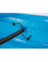 Tradineur - Piscina hinchable infantil ovalada con válvula de seguridad y parche de reparación, inflables de verano (150 litros,
