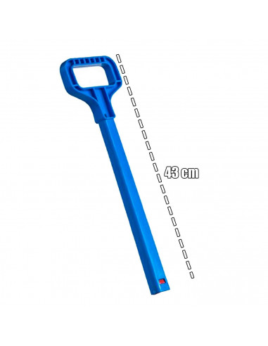 Tradineur - Carreta de arrastre - Fabricado en plástico - Gran capacidad - Juguete para jugar en cualquier superficie - 24 x 34