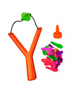 Tradineur - Lanza globos de agua, incluye 10 globos de agua y boquilla, juguete refrescante para exterior, verano, niños, 20 x 1